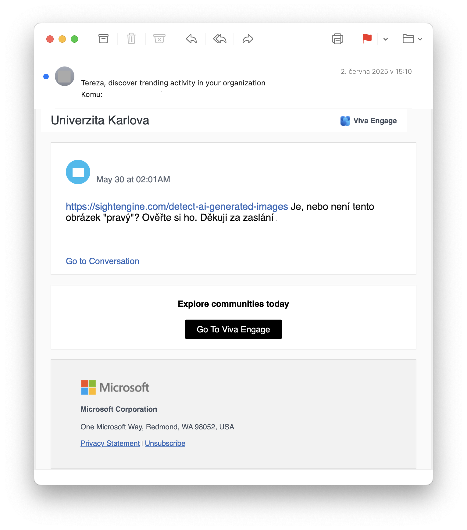 engage email