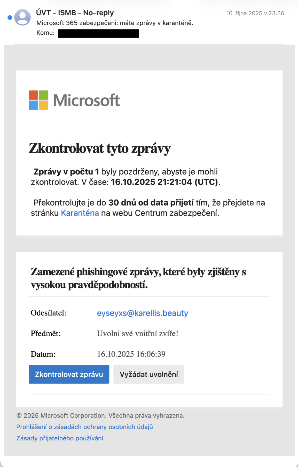 m365 karantena cz