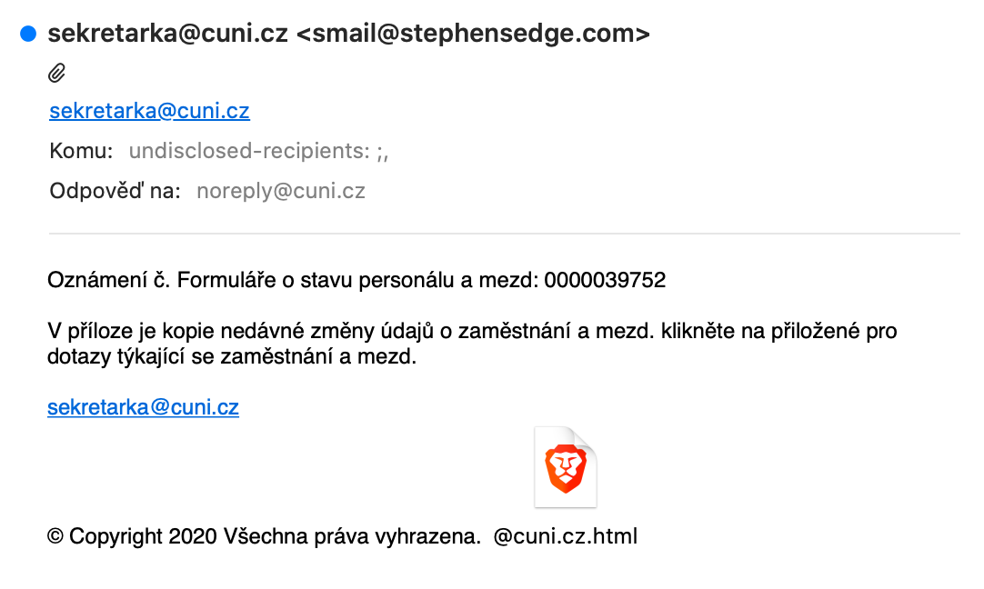 phishing mail
